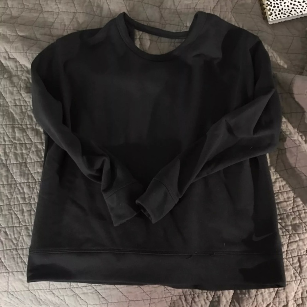 Nike open back sweater