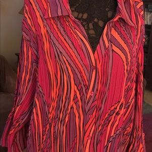 4x Sheer Colorful Maggie Barnes blouse