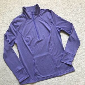 Z by Zella Half Zip Athletic Shirt Lavender Z by Zella Half Zip Athletic Shirt Lavender