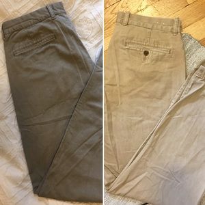 BUNDLE - Two J. Crew men’s chinos