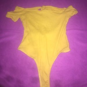 Mustard body suit from akira
