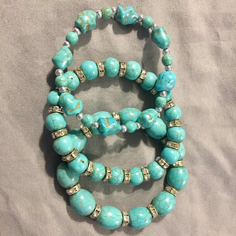 Turquoise Bracelet Trio