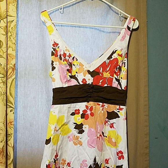 B SMART 👗💖 DRESS COLOR BnB CARAL PINK FLORAL3 - Picture 1 of 4