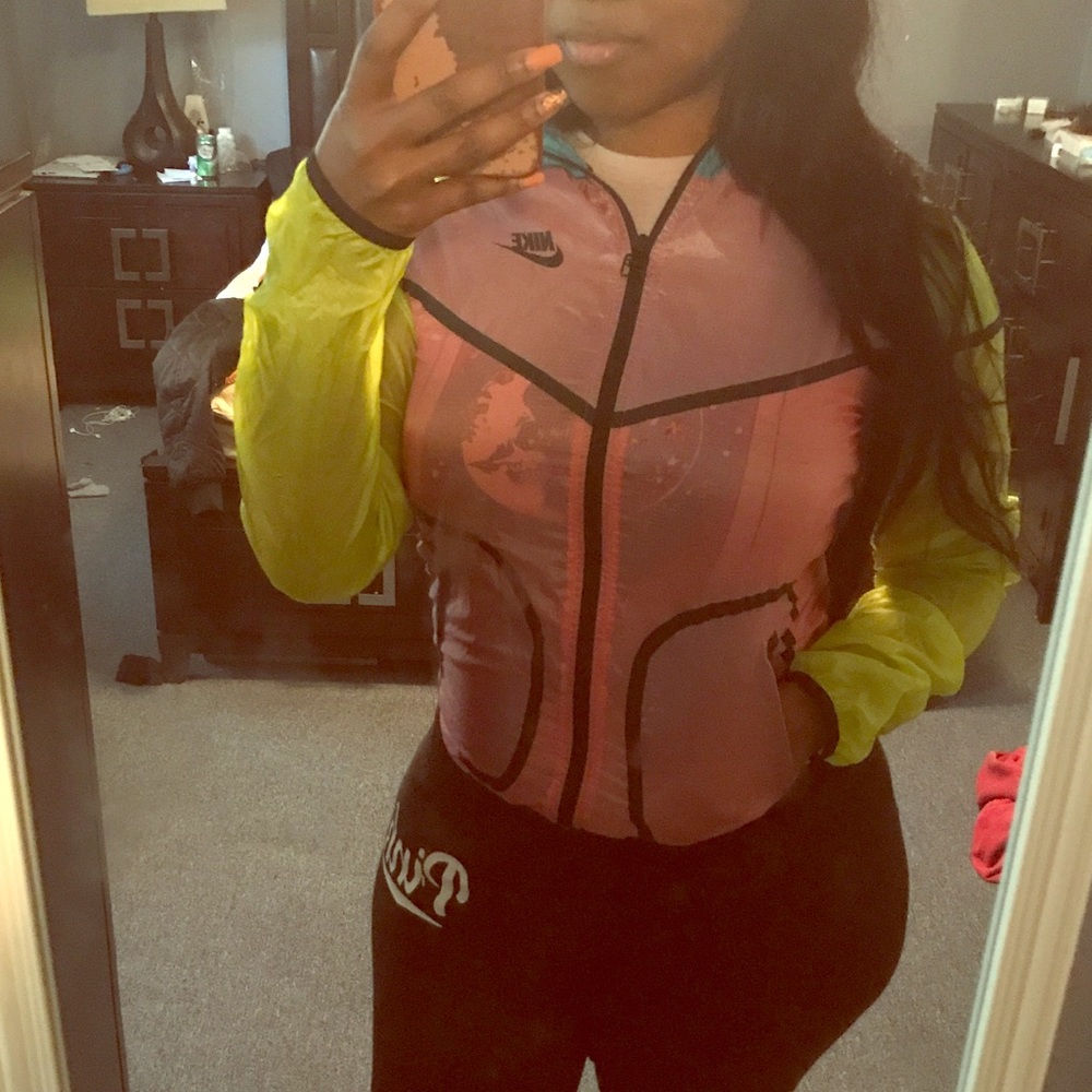 Nike windbreaker tricolor jacket