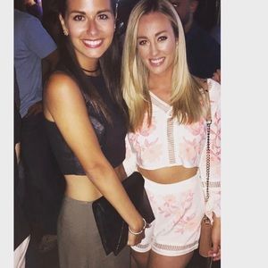 H & M Floral Top and Bottom Set