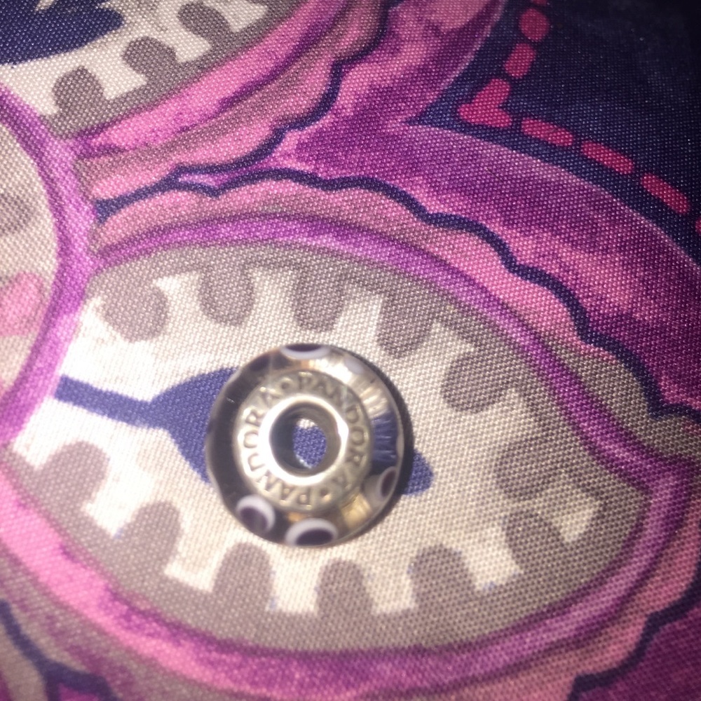 Authentic Pandora purple charm