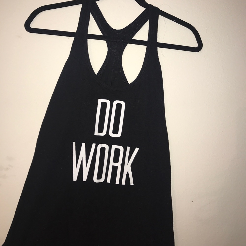 Black Work Out Tank