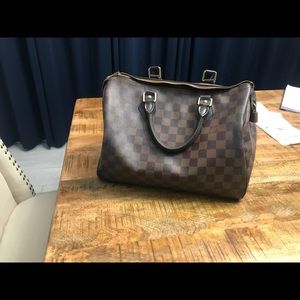 Authentic Louis Vuitton Speedy 35 Damier Ebene