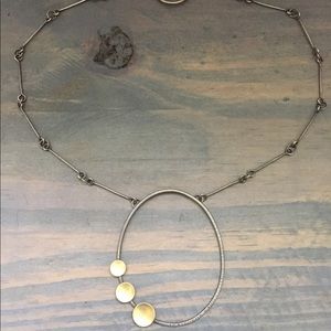Lisa Crowder silver and gold necklace