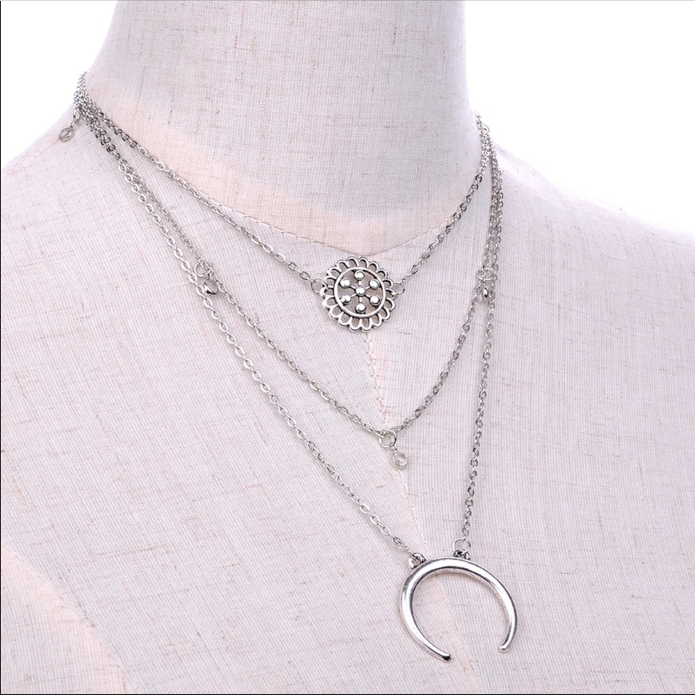Triple Layer Necklace - Picture 4 of 4