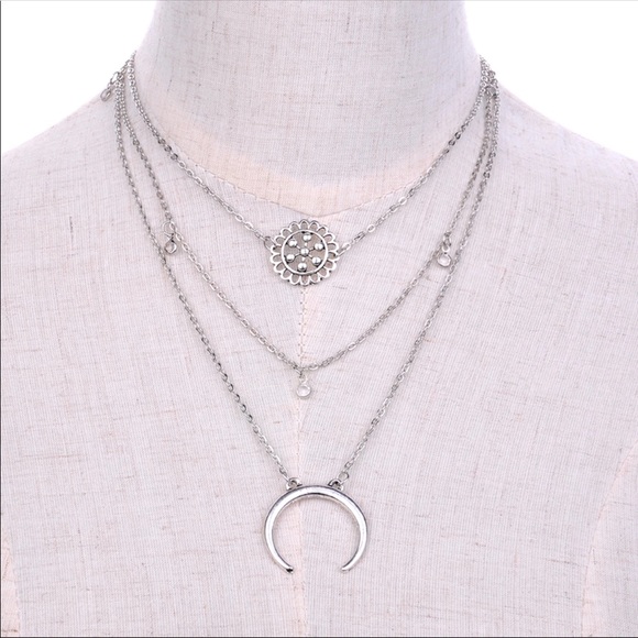 Triple Layer Necklace - Picture 2 of 4