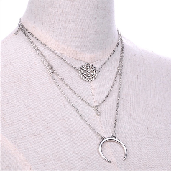 Triple Layer Necklace - Picture 4 of 4