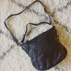 Coach Zoe Hobo Black Leather