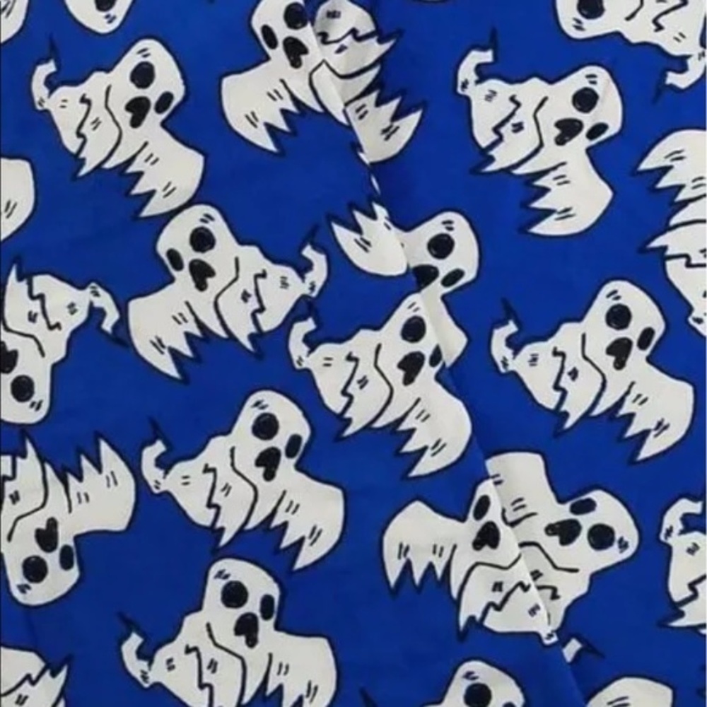 Lularoe OS Ghost Blue Leggings