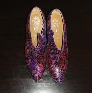 Jeffrey Campbell Zoe  Snake skin bootie