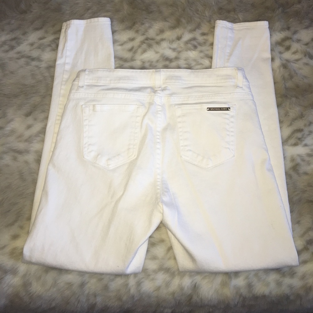 Michael Kors-White Skinny Jeans