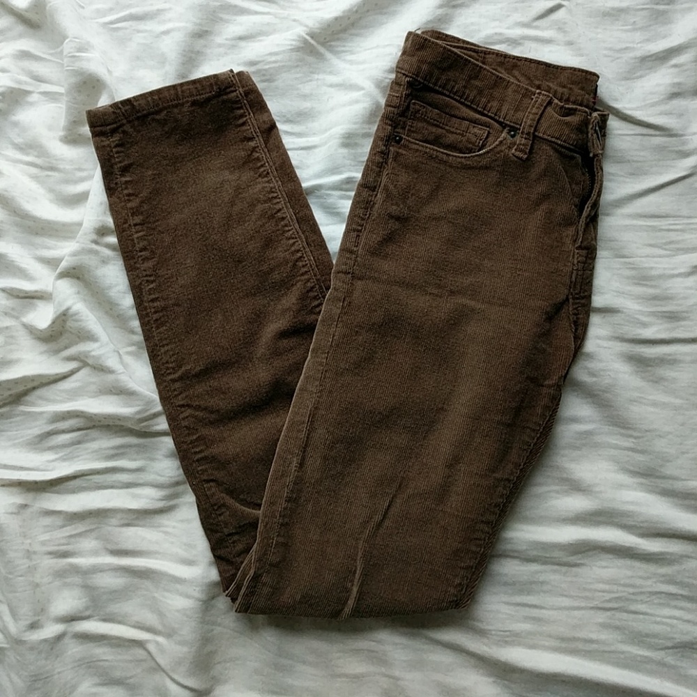 BDG mid rise ankle cigarette corduroys