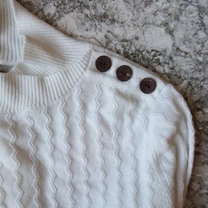 Prana | High Neckline Button Sweater