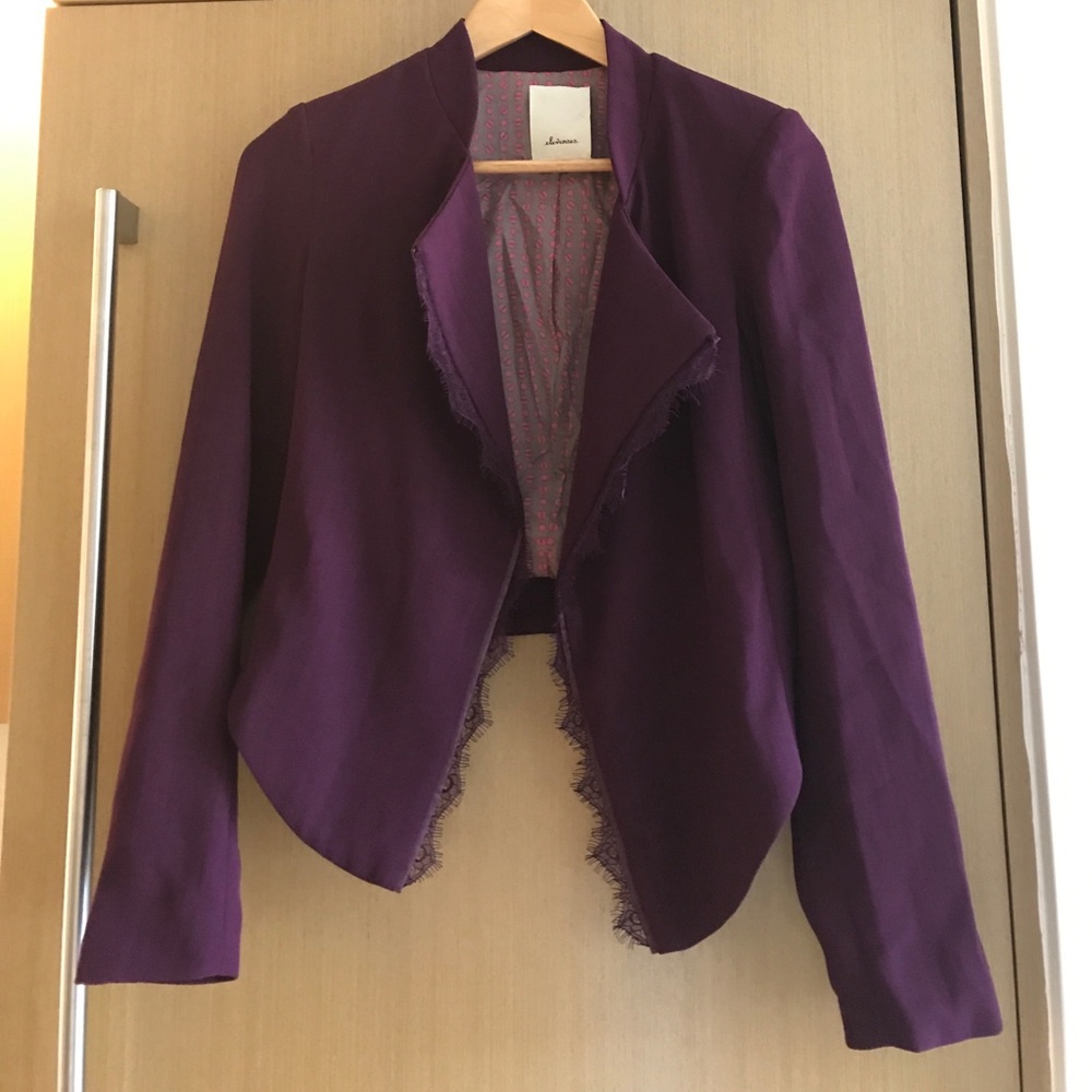 Purple blazer