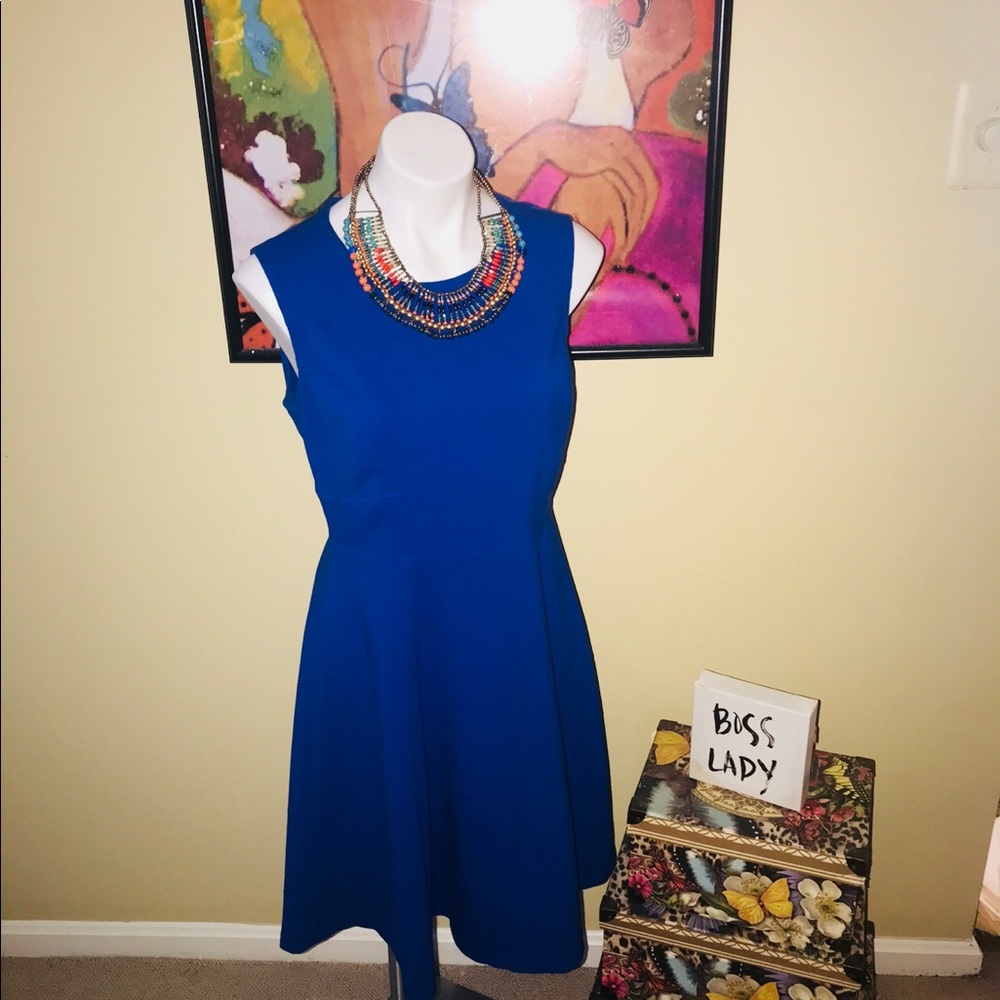 Royal Blue A-line dress from The Limited size 10