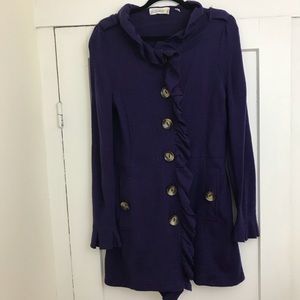 Anthropologie Sweatercoat