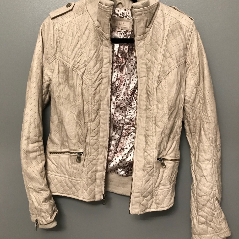 Guess Faux Leather Jacket