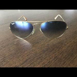 Ray ban aviator RB3025 55mm blue AUTHENTIC