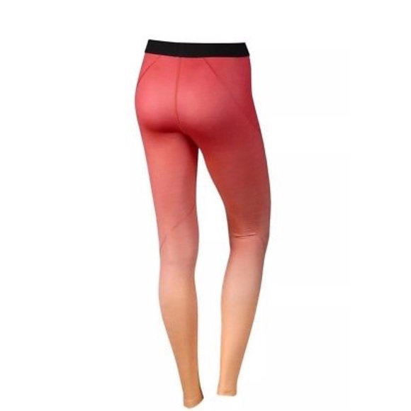 Nike Pro Hyper Warm Women's tights ember peach - Picture 2 of 7