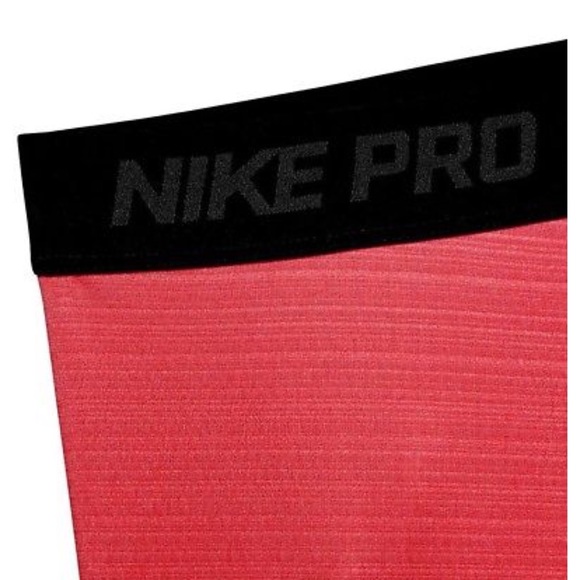 Nike Pro Hyper Warm Women's tights ember peach - Picture 5 of 7
