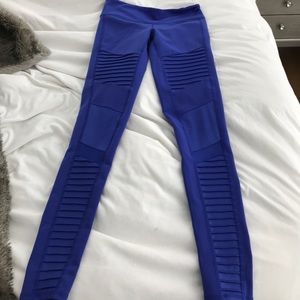 Blue ALO Moto Leggings 💙 SMALL