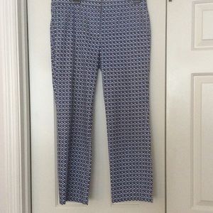 J Crew cropped pants.