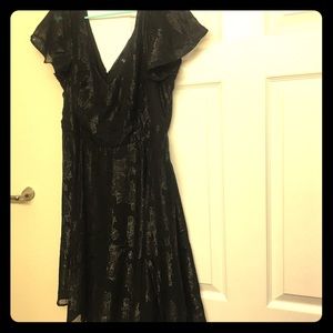 Black shimmery dress