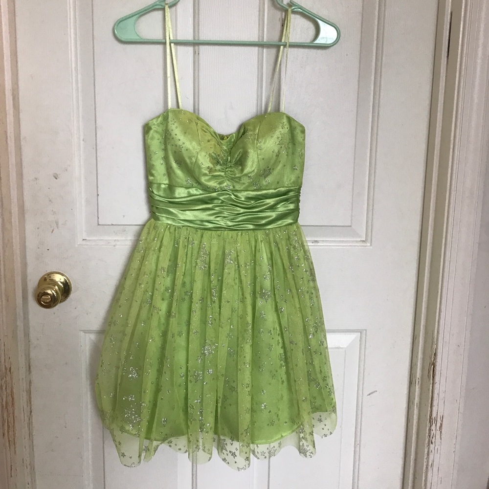 Green homecoming dress