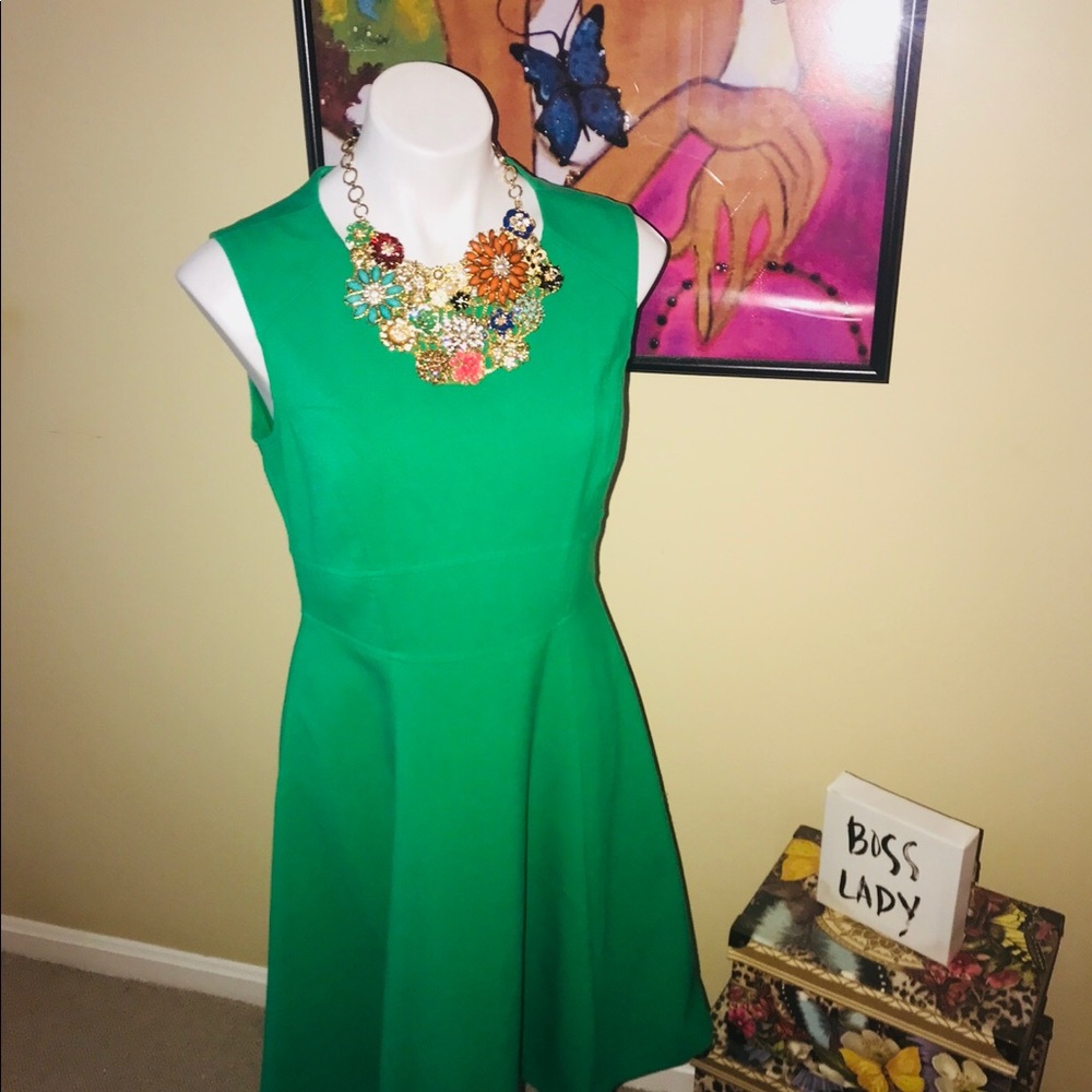 Fall Green Dress