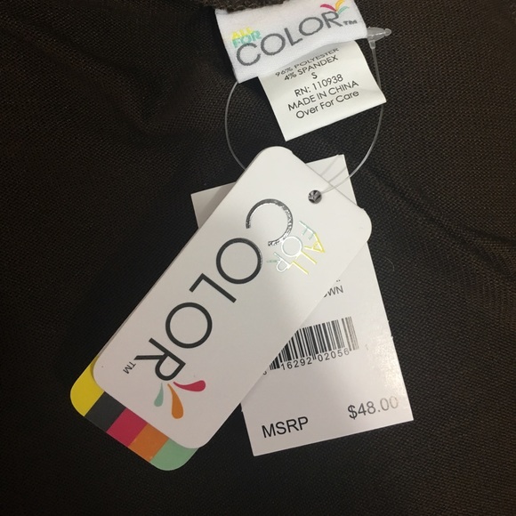 Brown waterfall sweater - Picture 3 of 8