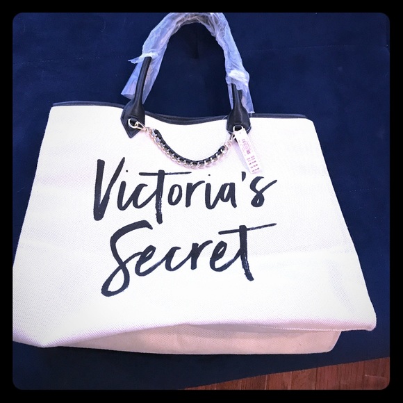 Victoria's Secret Handbags - Victoria Secret canvas Tote  NWT