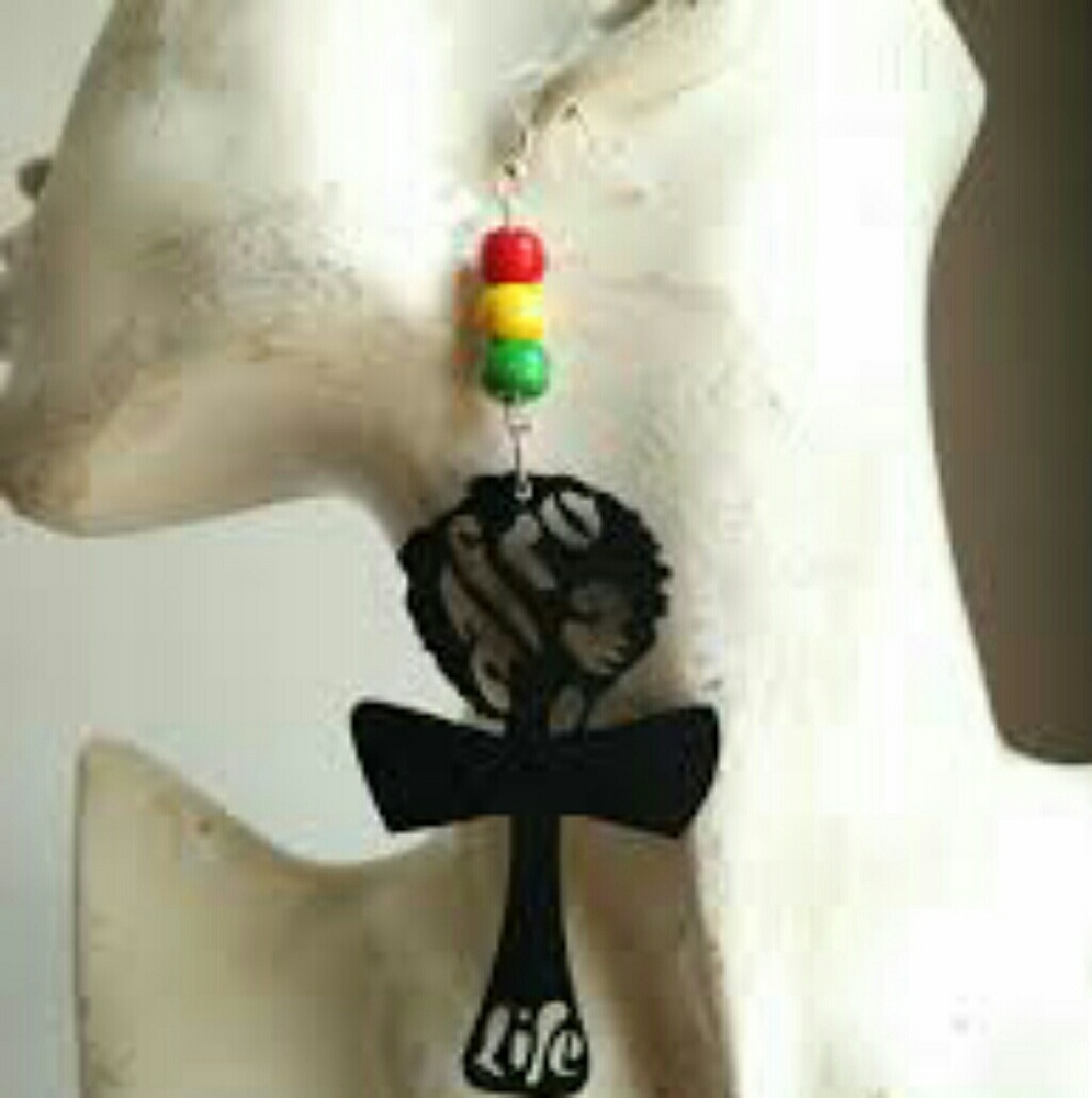 Life Anka Wooden Earrings