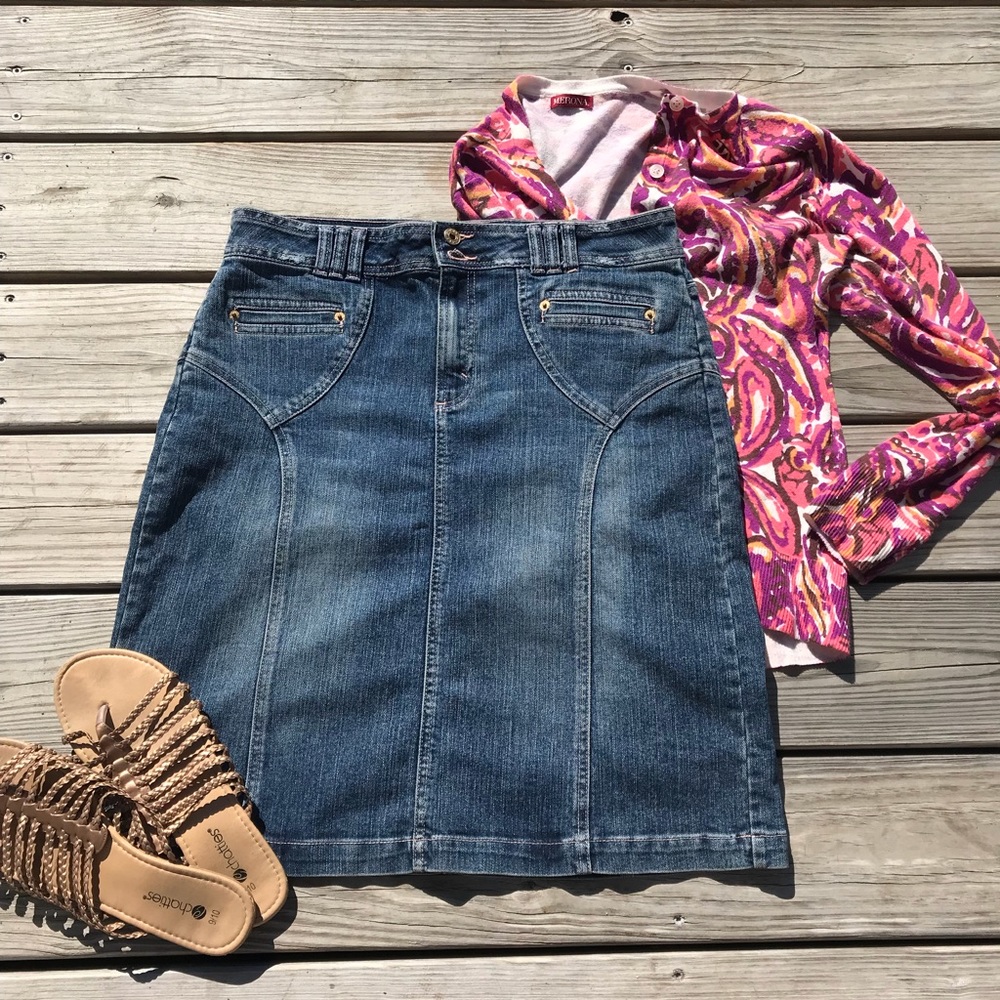 Modest Jean Skirt, size 10