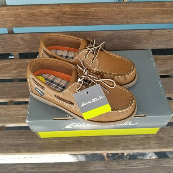 Eddie Bauer Other - Eddie Bauer Boys  Tan Loafers Size 1 NWT