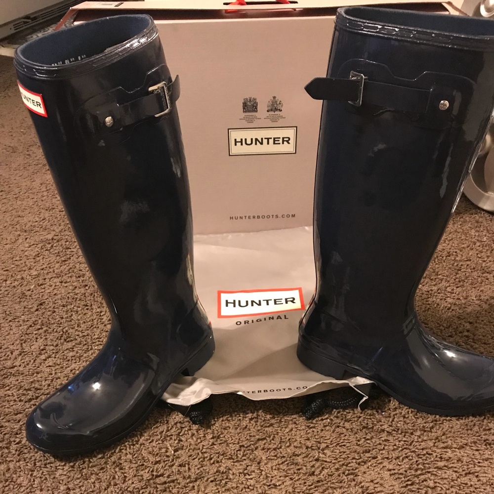 Brand new hunter rain boots