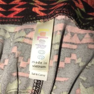 Lularoe TC Aztec Leggings