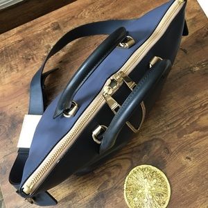 Authentic Chloe blue two tone medium Baylee tote