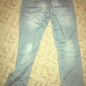 Buffalo stretch material jeans with waist strap