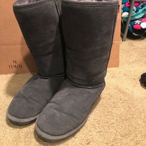 Bearpaw Tall Gray Boots