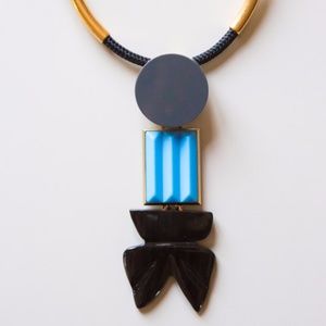 One of a kind Marni horn necklace
