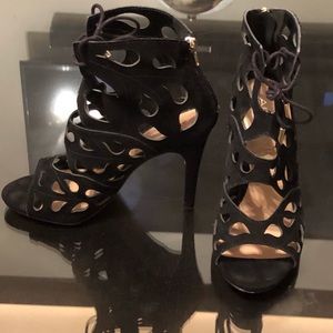 Aldo Gladiator Sandal Heel Size US 7.5