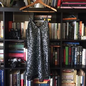 Sequin slip dress