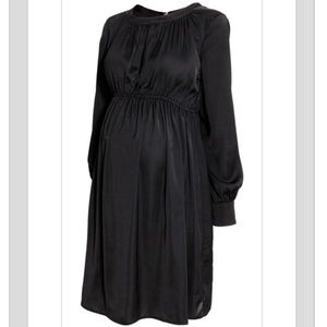 Black maternity dress