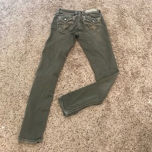 Rock Revival light sage jeans