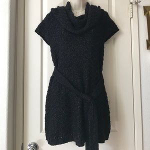 Anthropologie Kaisely Black Cowl Neck Sweater